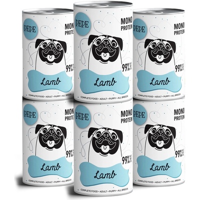 Pepe Mono protein jehněčí 6 x 400 g
