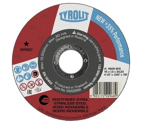 TYROLIT Basic A60R-BFB