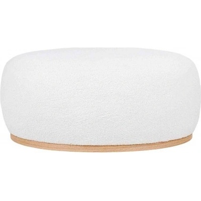 House Nordic Taburet (Puf) MANHATTAN, 54,5x88,5x36 cm, bílé bouclé 1501222