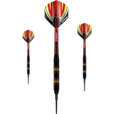 Winmau Outrage V2 Black Coated Brass Soft Tip 18g