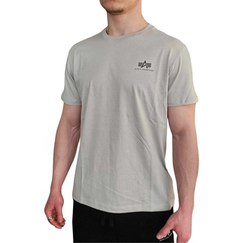 Alpha industries Basic Small Logo grey