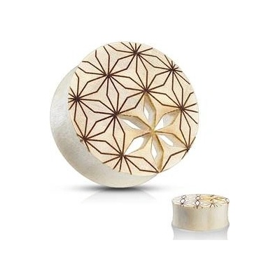 Šperky4U plug do ucha Crocodile wood PL01233-22
