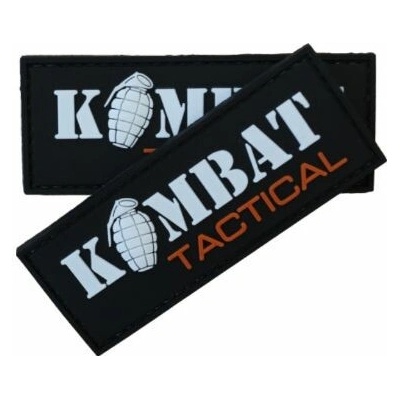 KOMBAT Nášivka plast COMBAT TACTICAL s granátom VELCRO