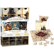AQUARIUS Puzzle Adventní kalendář: Harry Potter 24x50 dílků
