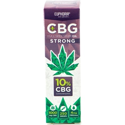 Euphoria CBG olej full spectrum 10% 1000 mg 10 ml