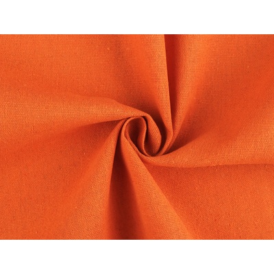 Stoklasa Bavlněná látka / imitace lnu Balení: 1 m, Varianta: 20 (30) oranžová 20 (30) oranžová