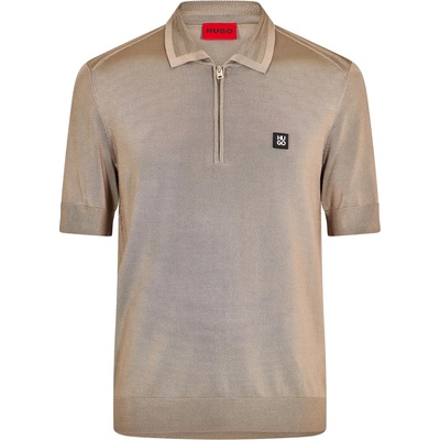 Hugo Блуза с яка Hugo Mens HUGO Modern Short Sleeve Polo Shirt with Logo Detail (Sayfong) - Brown 237
