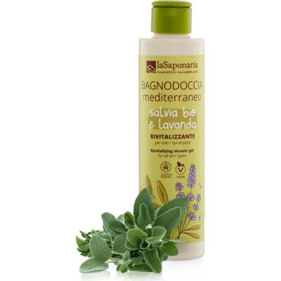 laSaponaria Středomořský sprchový gel BIO 200 ml