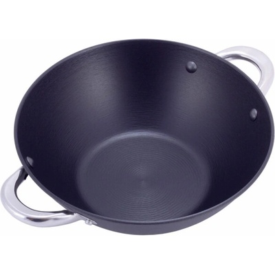 Kamille Pánev Litinový wok s poklicí 32 cm