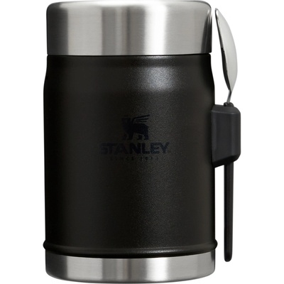 Stanley Termoska jídelní se lžící vidličkou The Legendary Classic Food Jar 400 ml 14oz Black 2.0