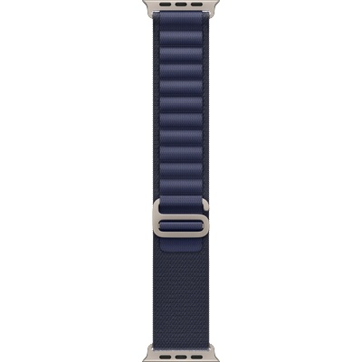 Apple Каишка от Apple - 49 мм Navy Alpine Loop - Medium - Natural Titanium Finish (MXMY3ZM/A)