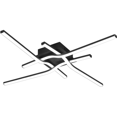 Brilagi - LED таванно осветително тяло STRIPES LED/38W/230V черно (BG0613)