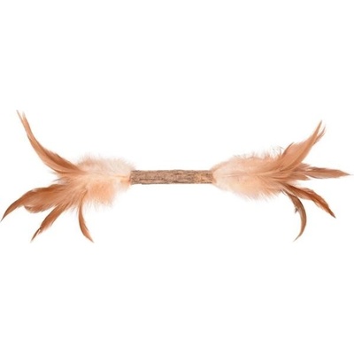 Flamingo Pet Products NV Hračka cat matatabi tyčka s peří 30x1,5cm