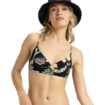Roxy Pt Beach Classics Wrap bikini top - Black (Anthracite Island Escape)