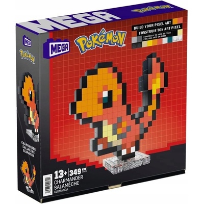 Mega Bloks Mega Pokémon Pixel art - Charmander – Zboží Dáma