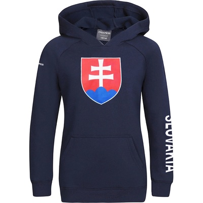 Progress SK Hoody Jr tmavo modrá