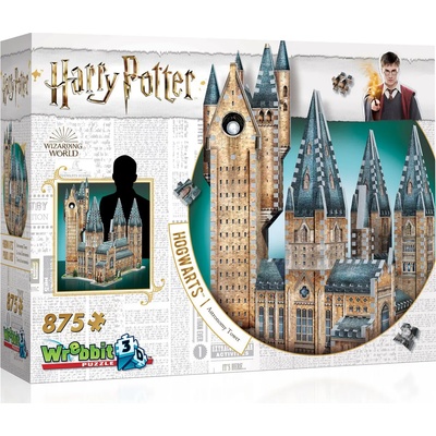 Wrebbit - Puzzle Harry Potter: Hogwarts, Astronomical Tower 3D - 850 piese