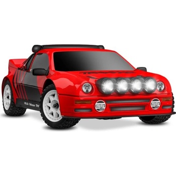 Traxxas Mini Rally Ford RS200 1: 12 4WD VXL RTR червен