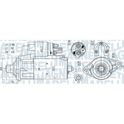 Startér MAGNETI MARELLI 063721584010