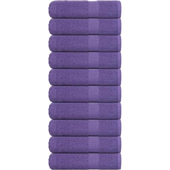 vidaXL Кърпи за ръце FROGN 10 бр. Лилави 50x100 см 360 г/м2 (136880)