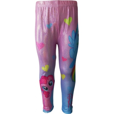 Eplusm Dívčí legíny MY LITTLE PONY laser růžovomodré Růžovomodrá