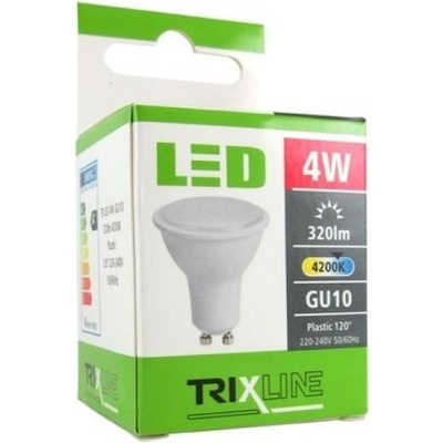 Trixline žárovka LED 4W GU10/230V denní bílá