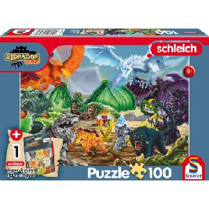 Schmidt Spiele Детски пъзел Schmidt от 100 части - Битка за Супер кристала (56565) - baby