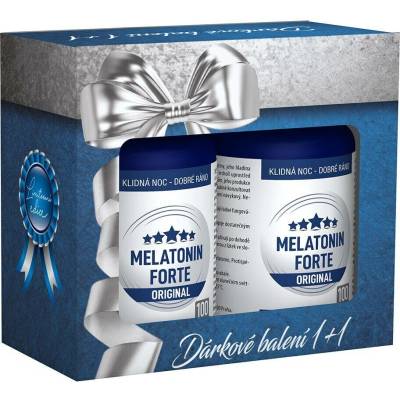 Clinical Melatonin forte Magnesium chelát 100 tablet dárkové balení 1+1