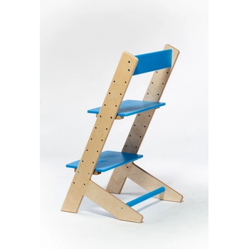 Lucas Wood Style rostoucí židle Easy Line modrá