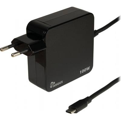 Inter-Tech Argus PD-2100 USB-C 100W PD зарядно устройство Черно 88882223 (88882223)