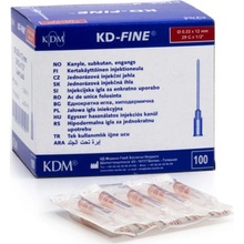 KD-FINE Injekčná ihla29 G 0,33 x 12 mm červená 100 ks