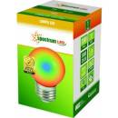 Spectrum LED žiarovka RGB, E27, G45, 1W