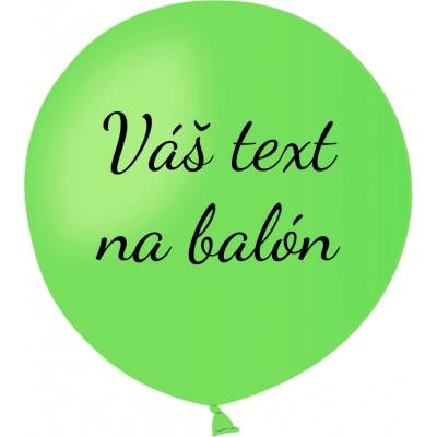 Personal Svet balonku Balón s textem Světle zelený 80 cm