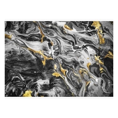 FT7624 vliesová fototapeta Čierno-zlatý kameň, rozmery 520cm x 318cm