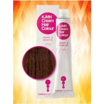 Kallos KJMN s keratinem a arganovým olejem 6.7 Walnut Cream Hair Colour 1:1.5 100 ml
