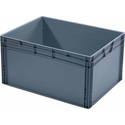 TBA Plastové obaly s.r.o. Plastová Euro přepravka 800 x 600 x 420 mm, plný úchyt