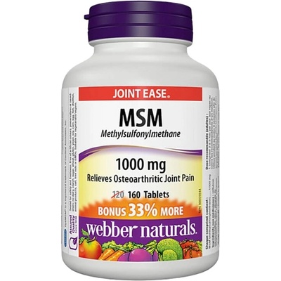 Webber Naturals MSM 1000 mg [160 Таблетки]