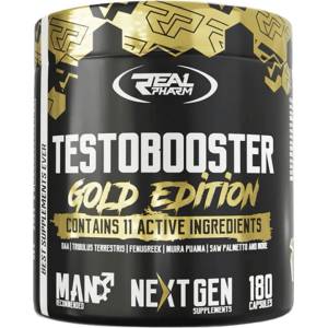 REAL PHARM Testobooster Gold Edition, 180 Capsules