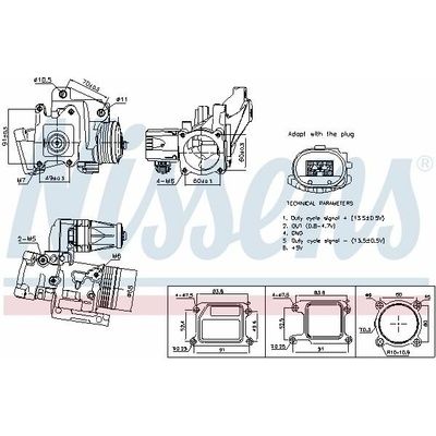 AGR - Ventil NISSENS 98387