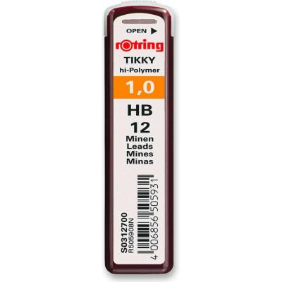 Rotring tuhy do mikrotužky 1,0 mm, HB S0312700 12 ks