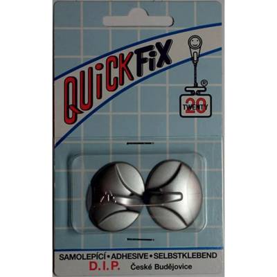 QuickFix Háček QFMETAL 6/stříbro mat blistr, 2ks
