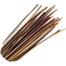 Veniard Hand Stripped Peacock Quills Odrané paví paprsky modrá