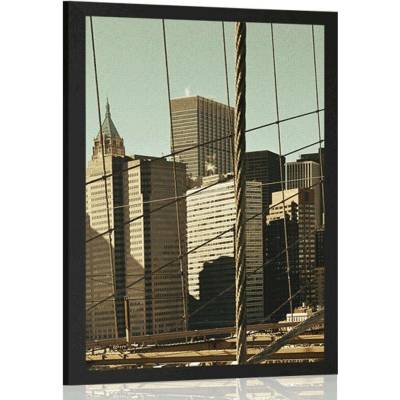 Plakát Manhattan - 40x60 silver