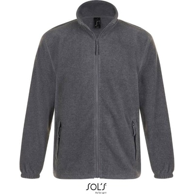 SOL'S north / Мъжко поларено яке - сив меланж xs (25550007700)