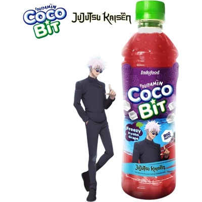 Fruitamin Jujutsu Kaisen Kyoho Grape Juice with Nata de Coco 350 ml