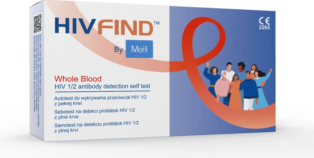 HIVFIND Sebetest na detekci HIV z krve 1 ks