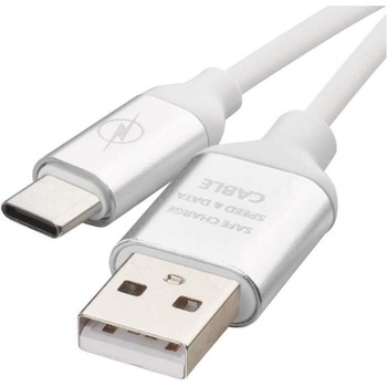 Emos SM7027W Nabíjací a dátový USB-C 2.0 / USB-C 2.0, 1m, bílý