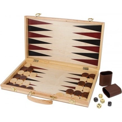 LEGLER Backgammon a šach v kufríku