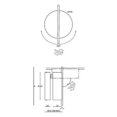Maytoni Nuance MOD180WL-L4W3K1