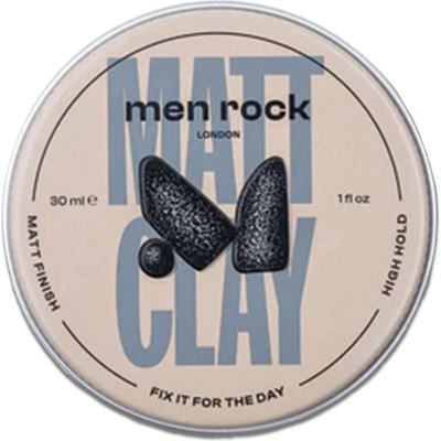 Men Rock Matt Clay High Hold Matt Finish 30 ml